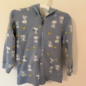 Hanna Andersson Blue Sweatshirt Short Set Snoopy